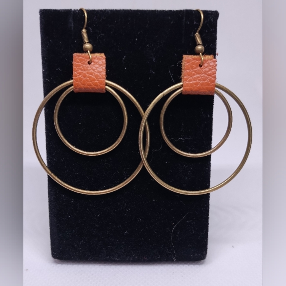 Hoop Earrings Women's Large‎ Circle New F79